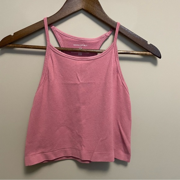 Banana Republic Pink Crop Tank Women’s Small - Picture 1 of 7